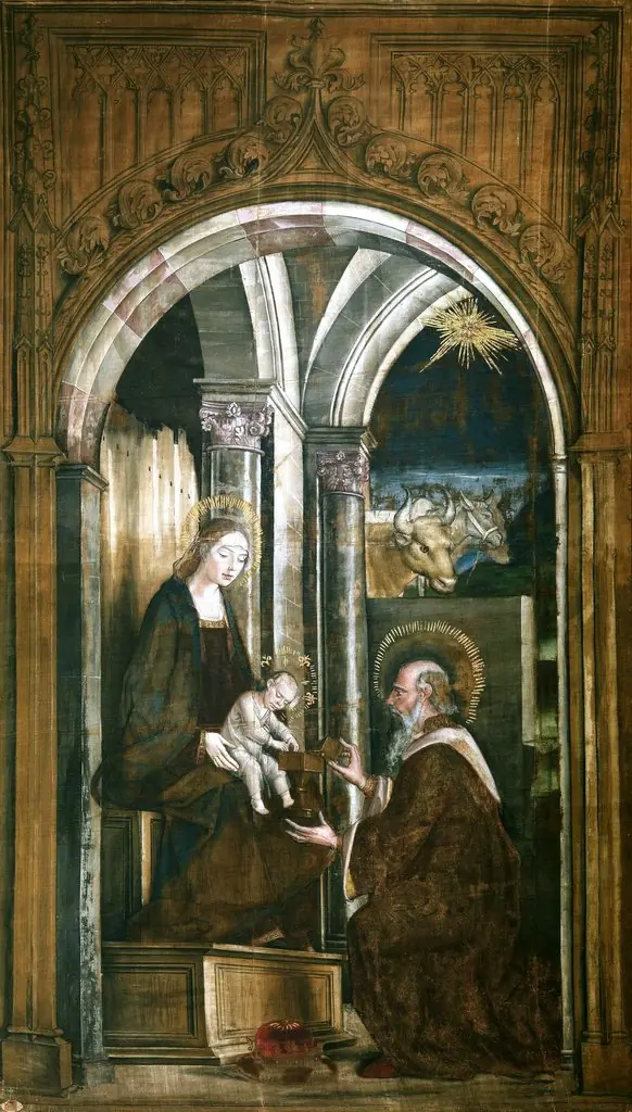 Adoration of the First Magus, by Pedro Berruguete