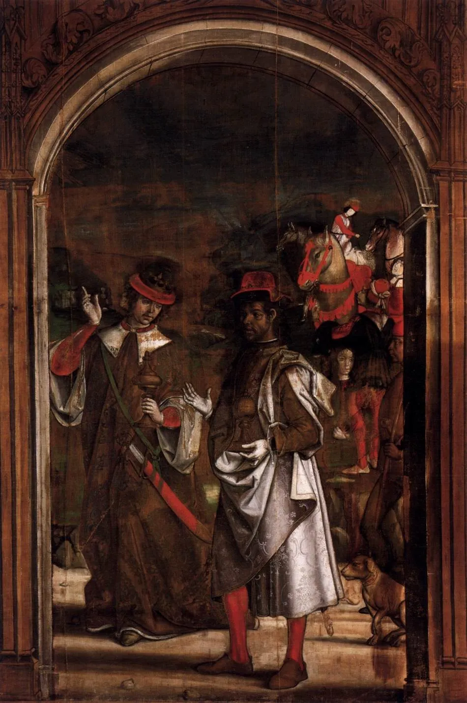 Two Magi, by Pedro Berruguete, unspecified, 1497