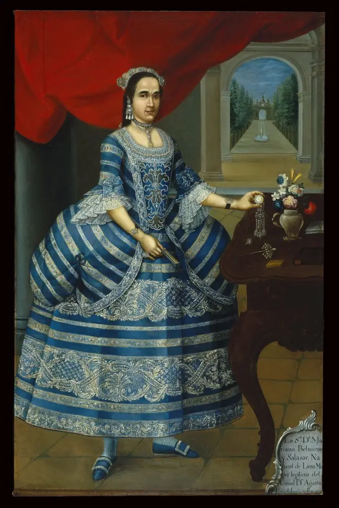 Dona Mariana Belsunse y Salasar, by Pedro Díaz