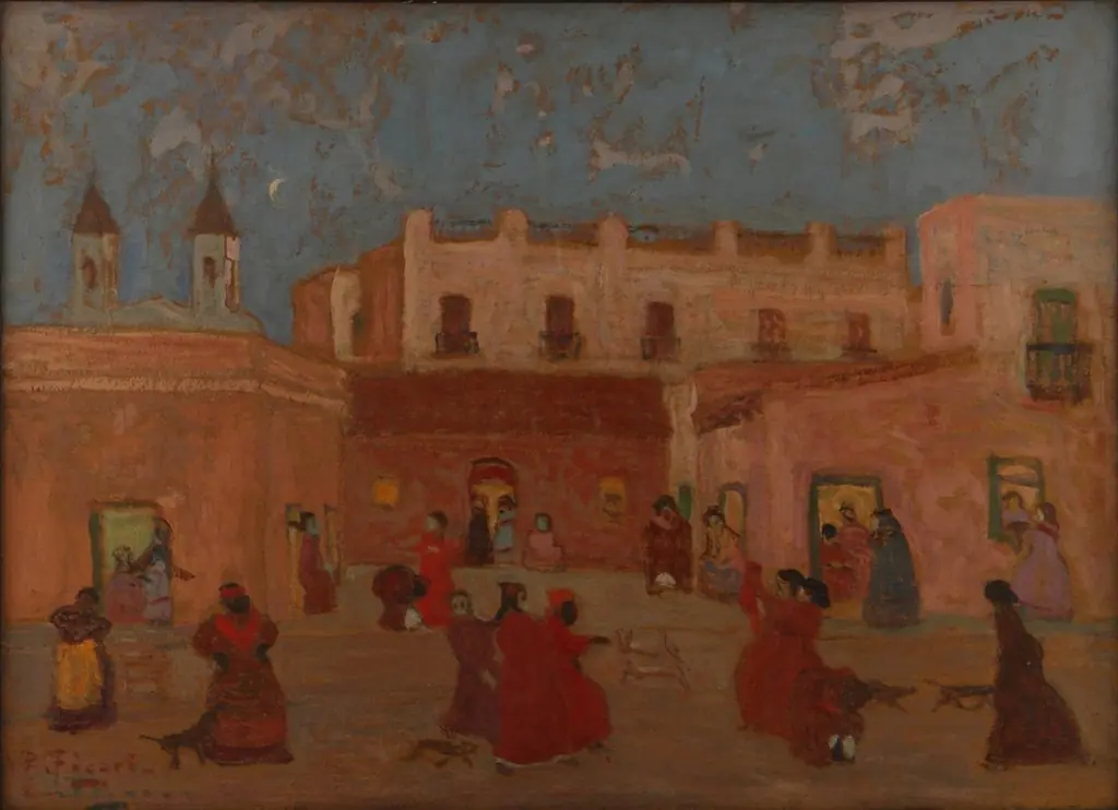 Barracks, by Pedro Figari