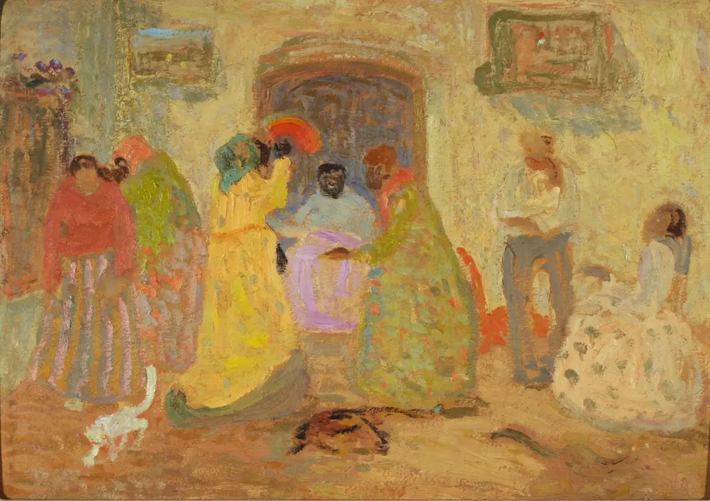 Conventillo o La disputa, by Pedro Figari