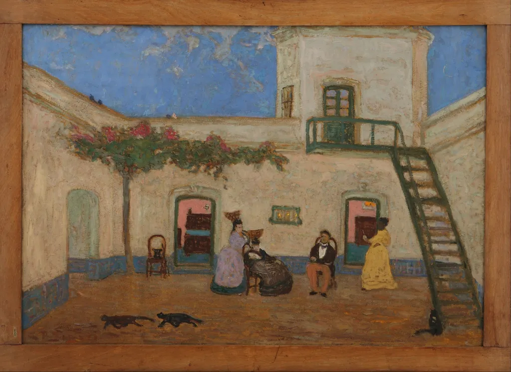 El Patio o Patio Unitario, by Pedro Figari, unspecified, 1500