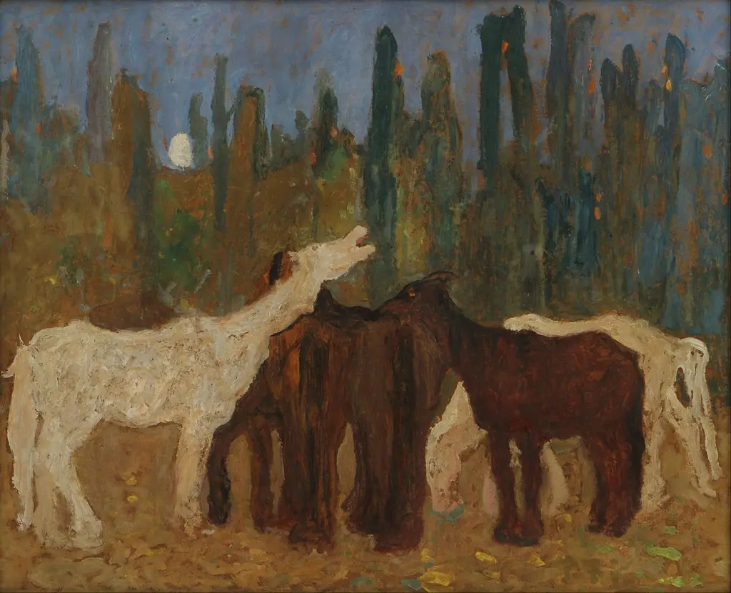 Lamento, by Pedro Figari