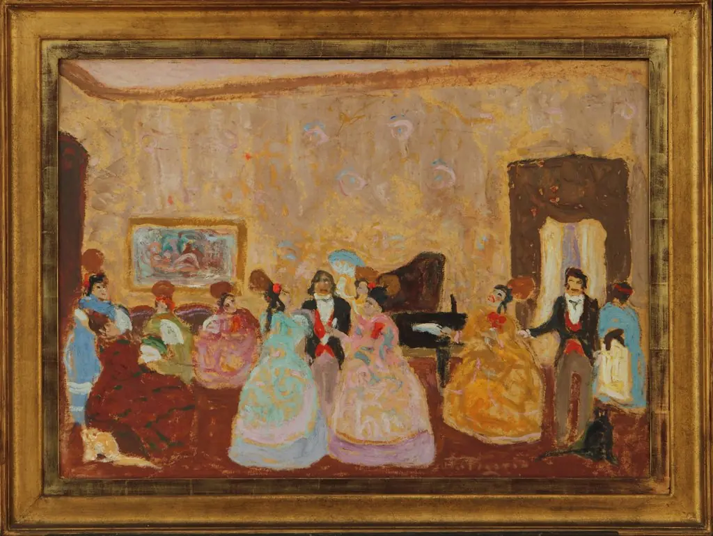 Tertulia, by Pedro Figari
