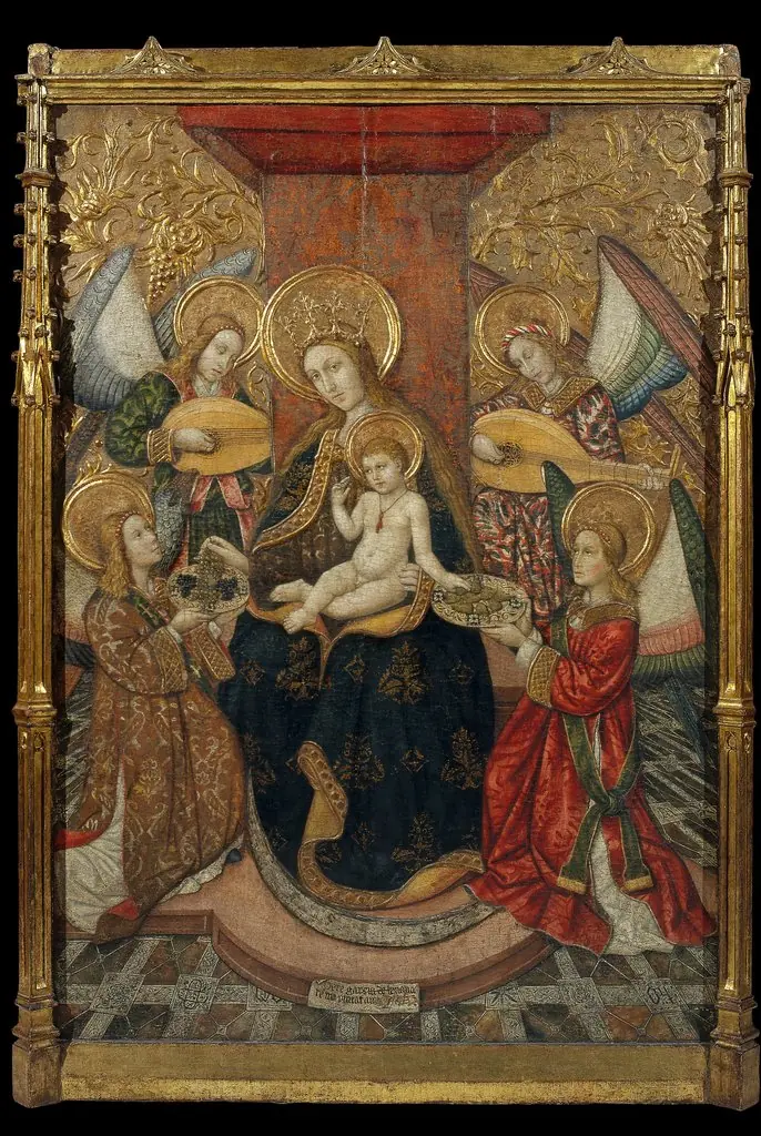 Virgin and Angels, by Pedro García de Benavarre