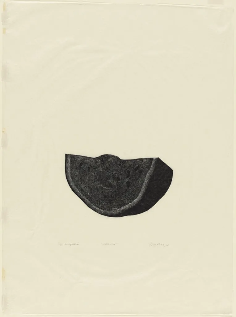 Untitled, by Pedro Millar, ink, 1968