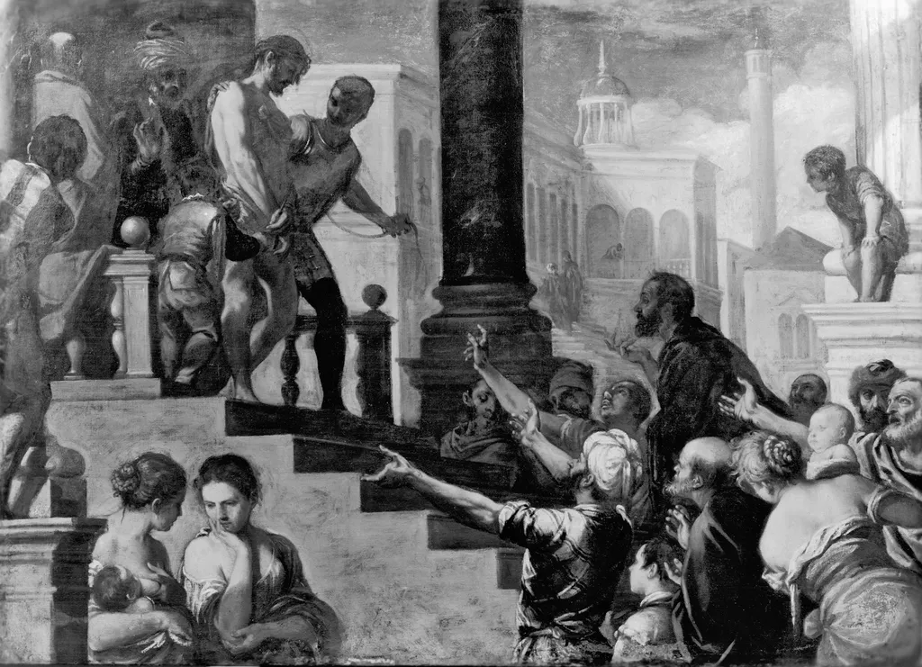 Ecce Homo, by Pedro Orrente, oil, 1610