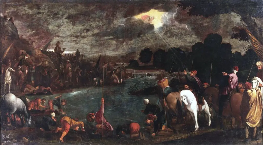 Tropas de Gedeón, by Pedro Orrente