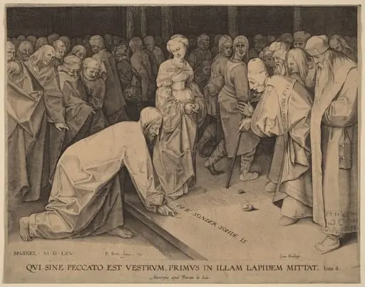 Christ and the Adultress, by Pedro Perret