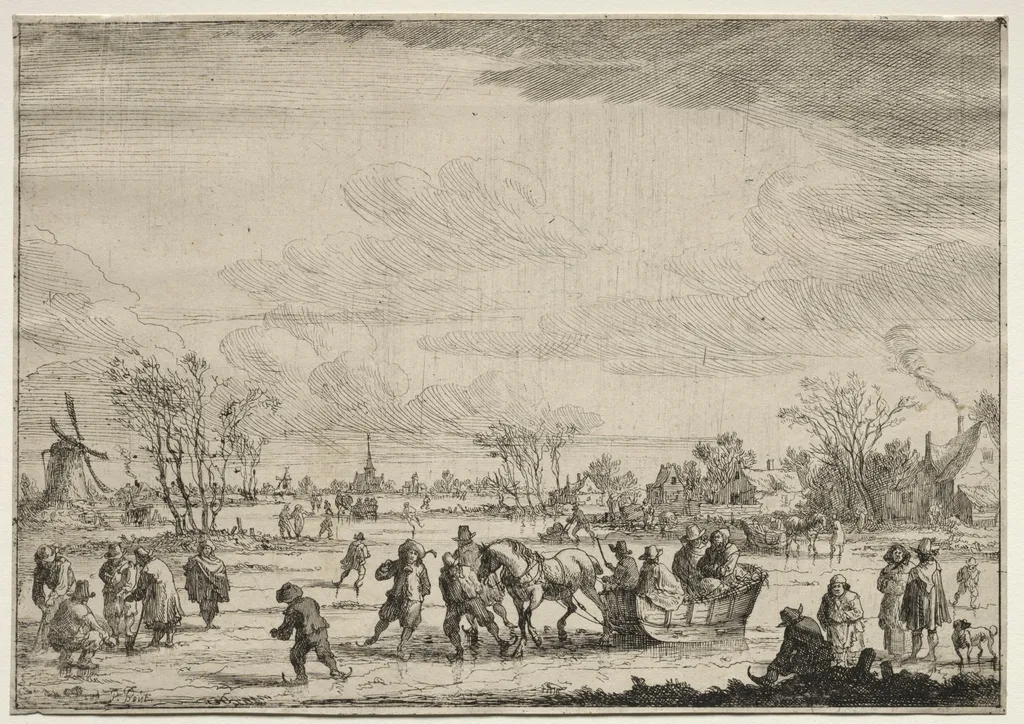 The Sleigh, by Peeter Bout, 1698
