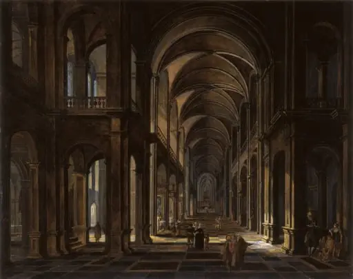 Interior of a Church, by Peeter Neeffs the Elder