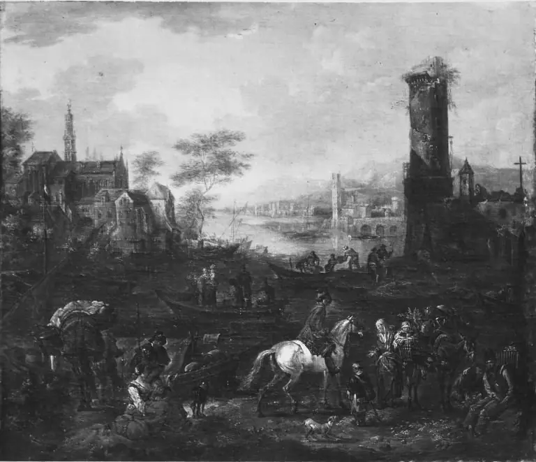 Flusslandschaft, by Peeter van Bredael