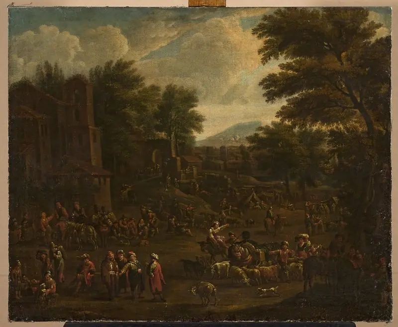 Marketplace, by Peeter van Bredael