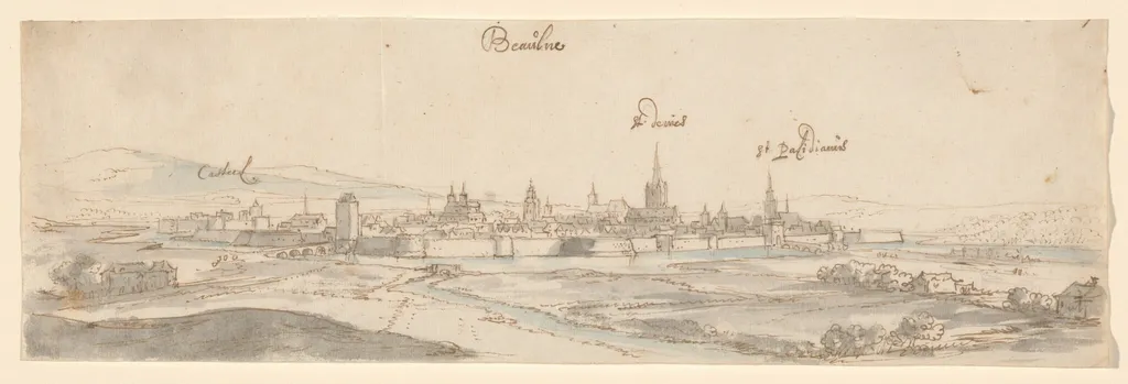 Beaulne (Beaune), by Peeters, Jan, I, ink, 1650