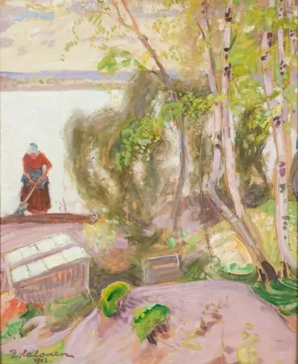 Puutarhasta, by Pekka Halonen