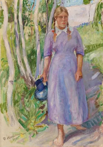 Veden noutaja, by Pekka Halonen