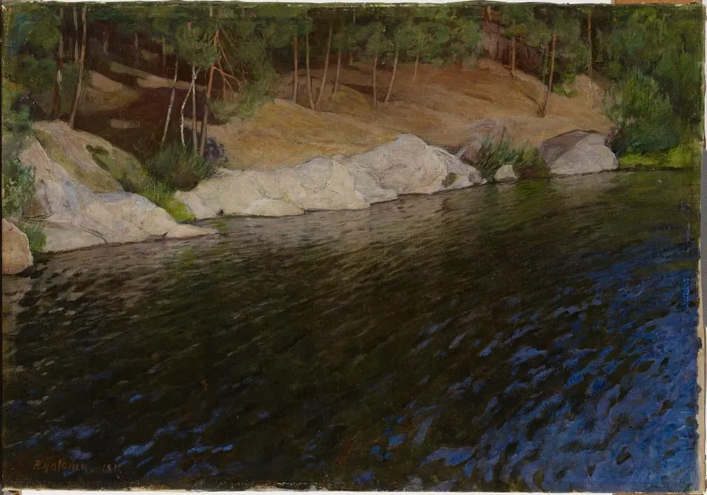 Virran ranta, by Pekka Halonen, unspecified
