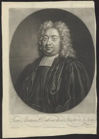 Portrait of Jean Armand Dubourdieu, Ministre de la Savoye, by Pelham Peter