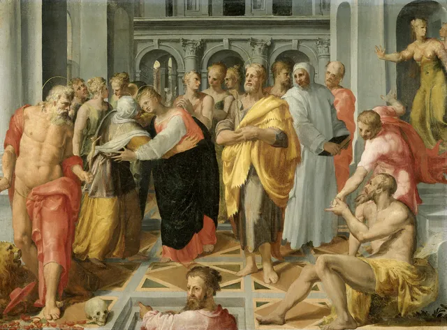 Visitation (Meeting of Mary and Elizabeth in the Presence of Saints Joseph and Jerome)
