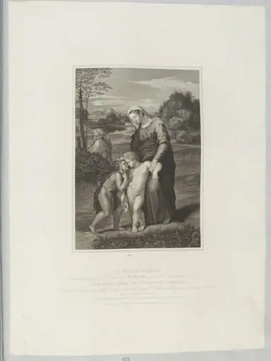 'La Belle Vierge', by Peltro William Tomkins