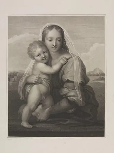 Madonna and Child, by Peltro William Tomkins