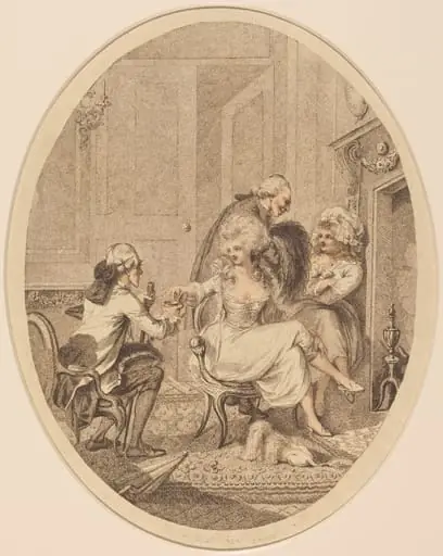 The French Fireside, by Peltro William Tomkins