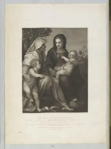 The Virgin and Child and Saints, by Peltro William Tomkins