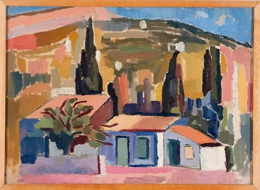 Landscape: Galatsi, by Pepi (Kalliopi) Svoronou-Kokkinidou