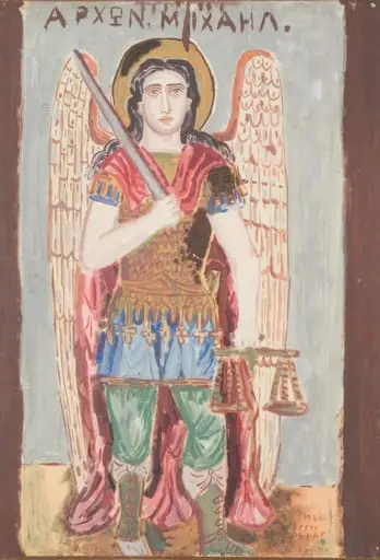 Archangel Michael, by Pepi Svoronou-Kokkinidou