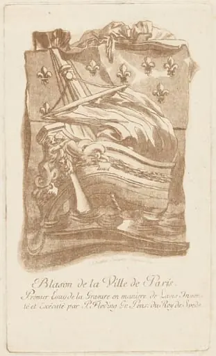 Blason de la Ville de Paris (Arms of the City of Paris), by Per Gustaf Floding