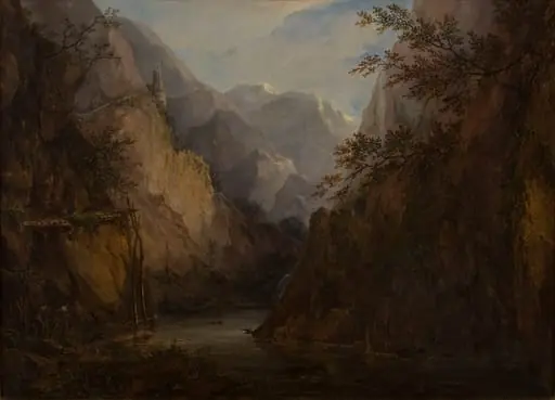Norjalainen tunturimaisema, by Per Gustaf von Heideken