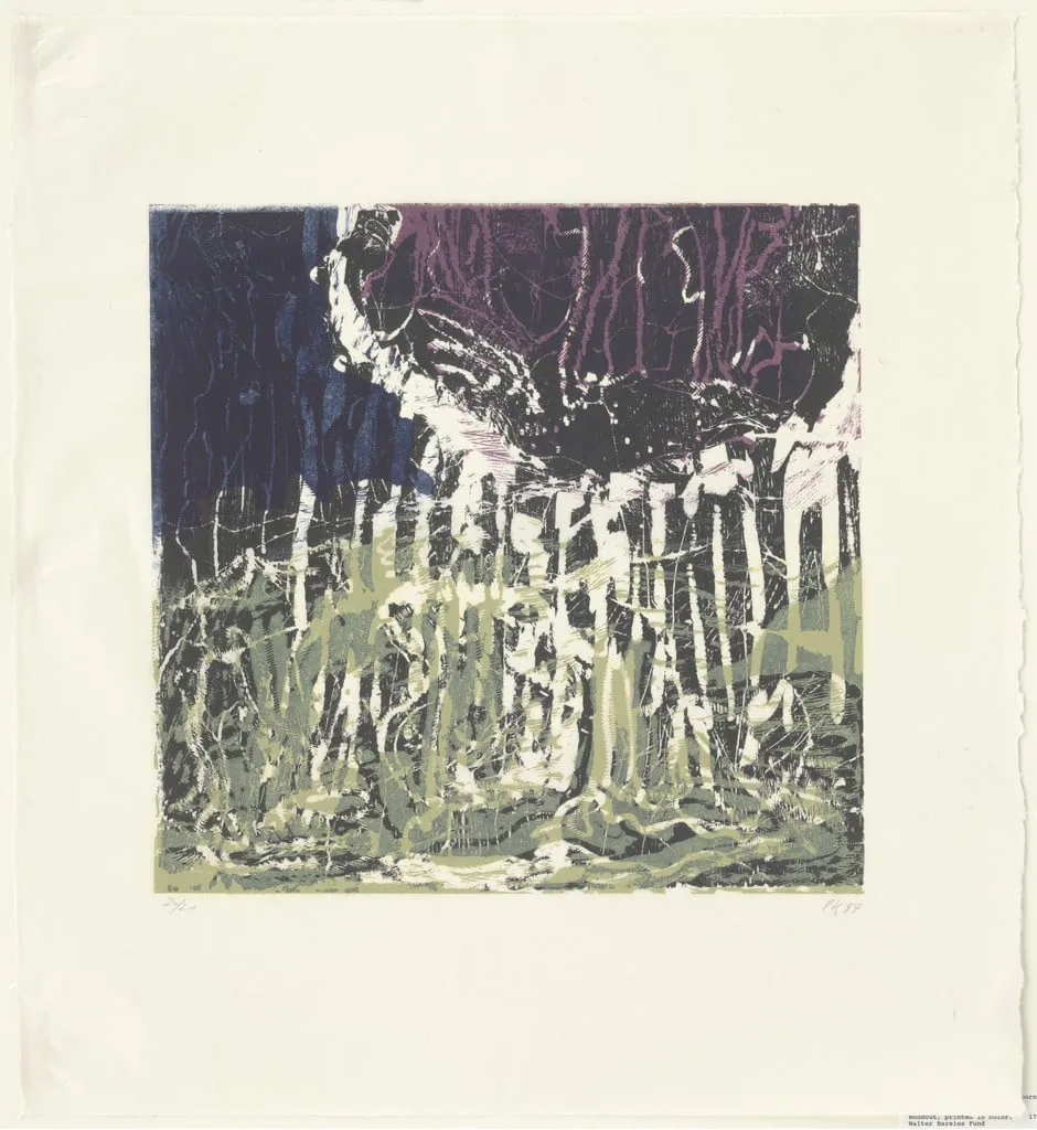 Untitled, by Per Kirkeby, ink, 1987