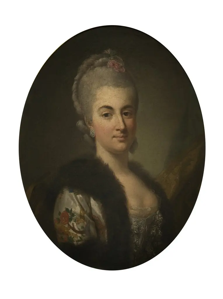 Portrait of Konstancja Poniatowska née Czartoryska, by Per Krafft the Elder