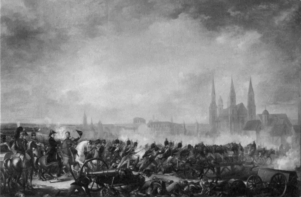 The Battle of Halle, October 17th 1806, by Per Krafft the Younger