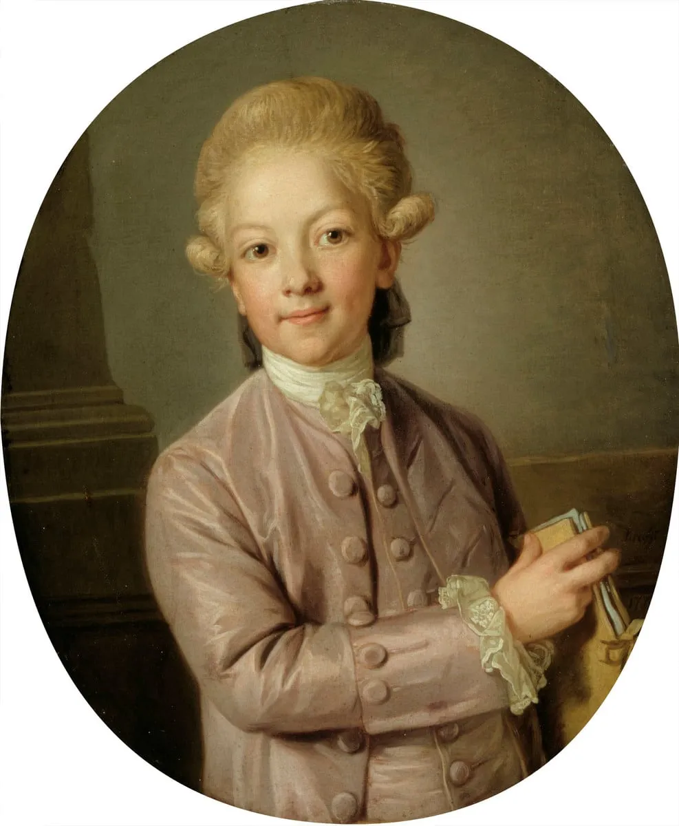 Pojan muotokuva, by Per Krafft vanhempi / den äldre / the Elder, unspecified