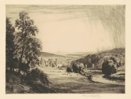 Bolton Abbey, by Percival Gaskell