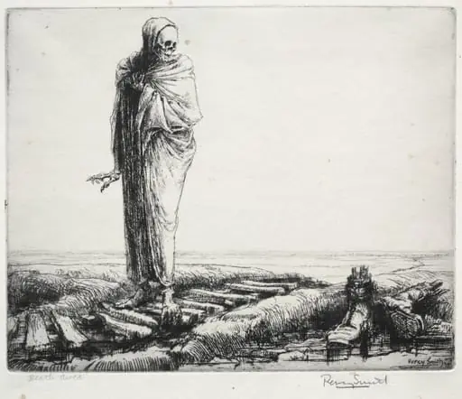 Dance of Death: Death Awed, by Percy John Delf Smith