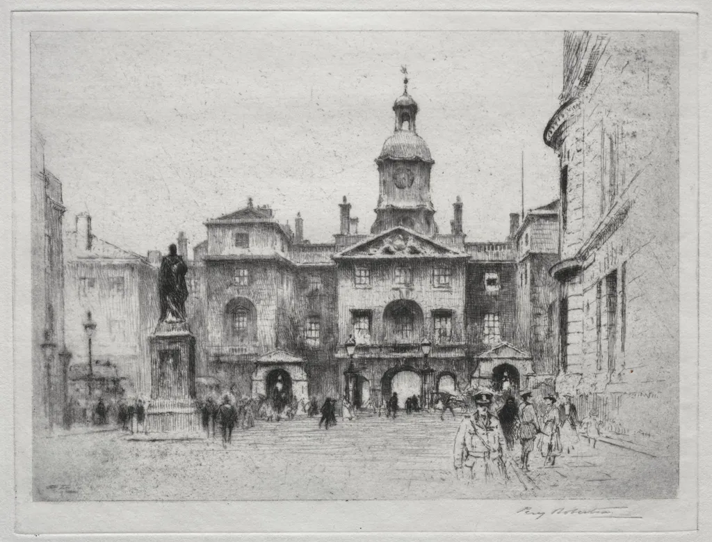 Horse Guards, Whitehall, by Percy Robertson, 1911