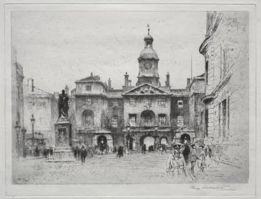 Horse Guards, Whitehall, by Percy Robertson