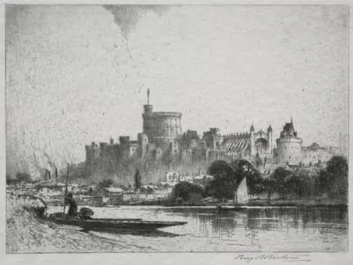 Windsor Castle, by Percy Robertson
