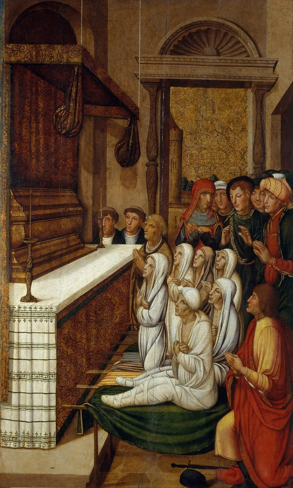 Six Resurrections before the Relics of Saint Stephen, by Pere Gascó, unspecified