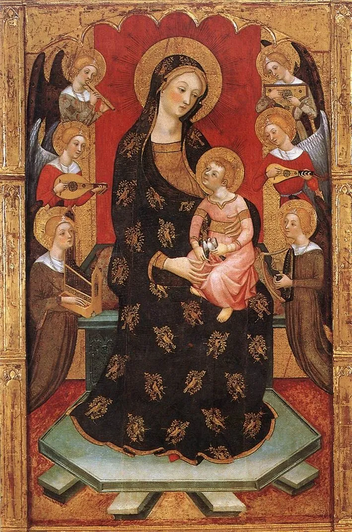 Virgin of the Angels, by Pere Serra, unspecified, 1393