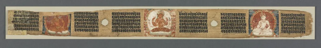 Perfection of Wisdom in Eight Thousand Lines: Ashtasahasrika Prajnaparamita: Decorated Leaf, unspecified, 1119
