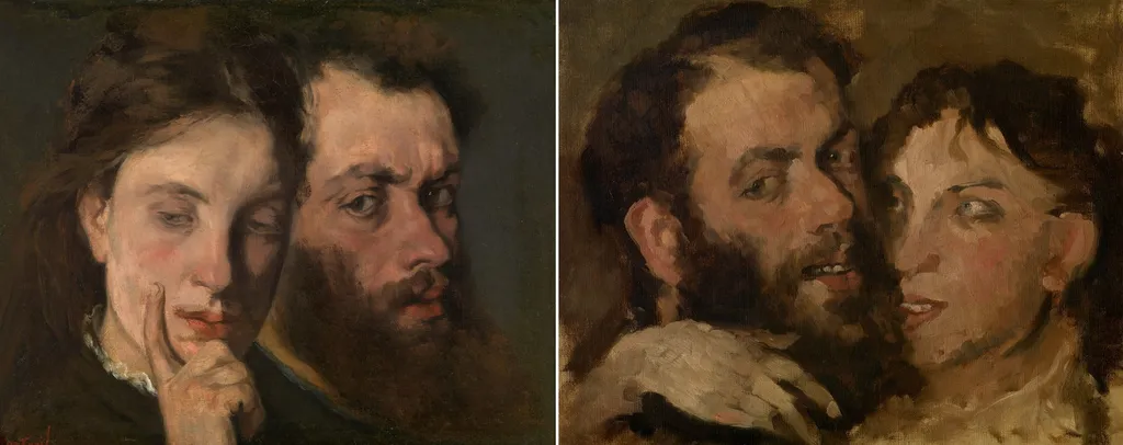 Pruilerij en verzoening, by Périclès Pantazis, oil, 1875