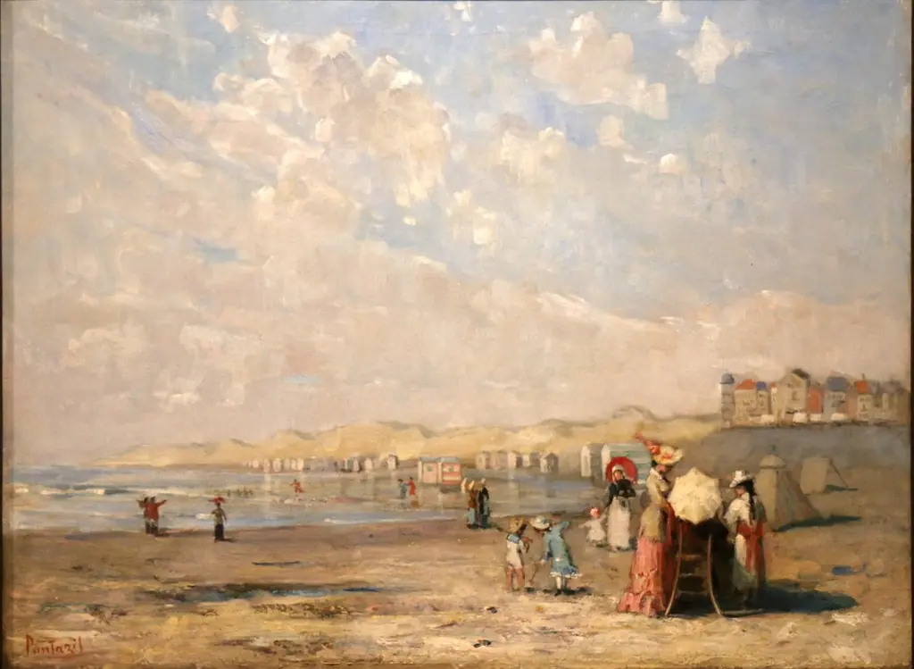 The beach at Blankenberghe