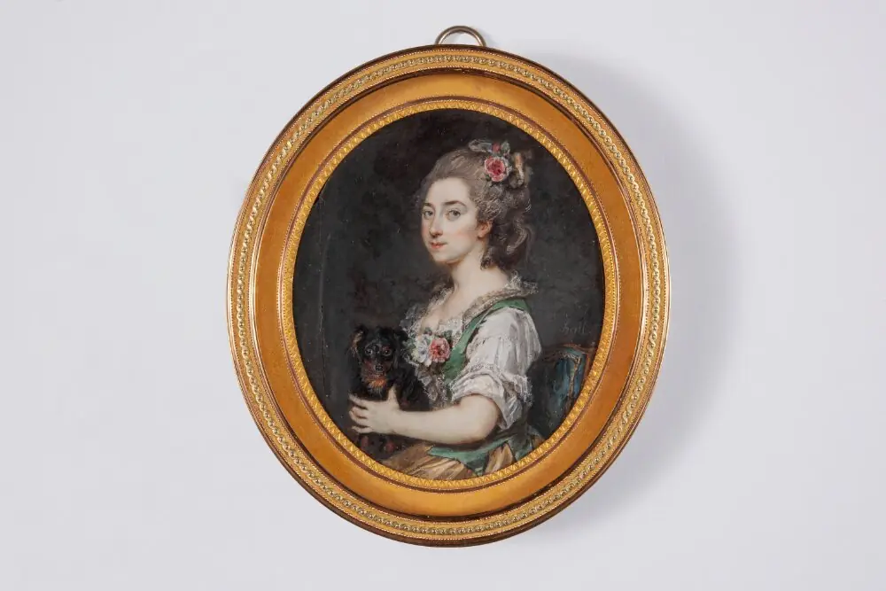Marie Victoire Gobin (b. 1753), Countess de la Serre, by Peter Adolf Hall