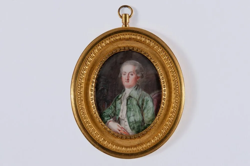 Portrait Presumed to be René Louis de Girardin (1735–1808), Marquis, Writer and Gardening Lord, by Peter Adolf Hall, unspecified, 1790