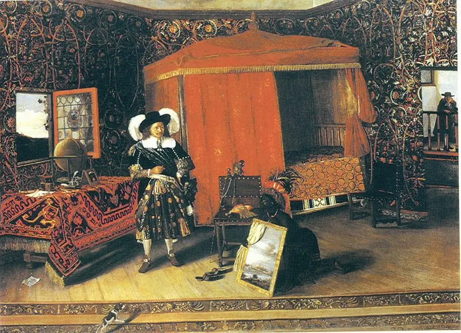 Portrait of Dirck Wilre with a Servant, by Peter Candid