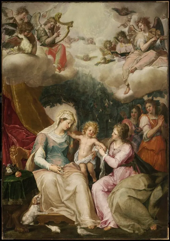 The Mystic Marriage of Saint Catherine, by Peter Candid