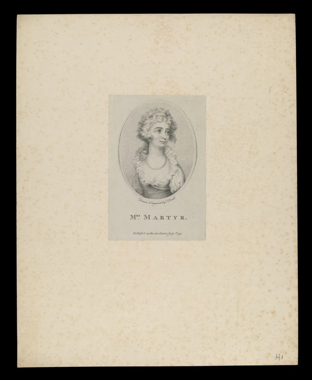 H Beard Print Collection, by Peter Conde, 1792